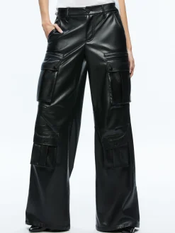 Alice and Olivia JOETTE VEGAN LEATHER CARGO PANT *FEATURED SHOPS | FEATURED SHOPS | CLOTHING