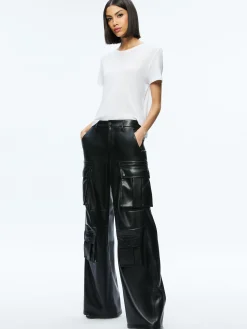 Alice and Olivia JOETTE VEGAN LEATHER CARGO PANT *FEATURED SHOPS | FEATURED SHOPS | CLOTHING
