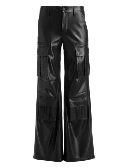 Alice and Olivia JOETTE VEGAN LEATHER CARGO PANT *FEATURED SHOPS | FEATURED SHOPS | CLOTHING