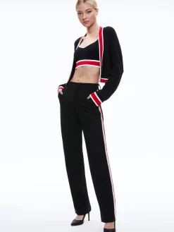 Alice and Olivia JUANA CROPPED CARDIGAN + MAUDE BRALETTE *CLOTHING