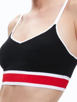 Alice and Olivia JUANA CROPPED CARDIGAN + MAUDE BRALETTE *CLOTHING