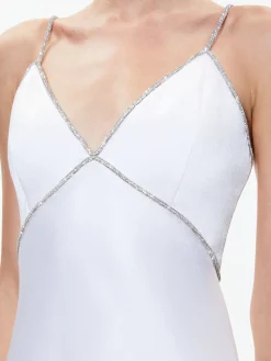 Alice and Olivia JULIENNE EMBELLISHED V-NECK MINI DRESS *DRESSES | DRESSES | CLOTHING