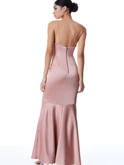 Alice and Olivia JULIETTA MAXI SLIP DRESS BURNT ROSE*FEATURED SHOPS | DRESSES | CLOTHING