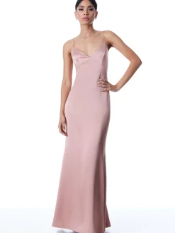 Alice and Olivia JULIETTA MAXI SLIP DRESS BURNT ROSE*FEATURED SHOPS | DRESSES | CLOTHING
