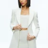 Alice and Olivia JUSTIN TWEED BLAZER DRESS OFF WHITE*DRESSES | DRESSES | CLOTHING
