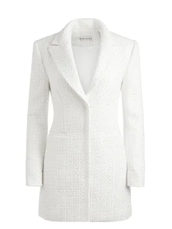 Alice and Olivia JUSTIN TWEED BLAZER DRESS OFF WHITE*DRESSES | DRESSES | CLOTHING