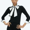Alice and Olivia JUSTINA PULLOVER BLACK COMBO*FEATURED SHOPS | FEATURED SHOPS | CLOTHING
