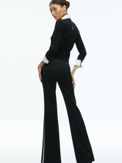 Alice and Olivia JUSTINA PULLOVER BLACK COMBO*FEATURED SHOPS | FEATURED SHOPS | CLOTHING