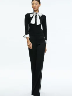 Alice and Olivia JUSTINA PULLOVER BLACK COMBO*FEATURED SHOPS | FEATURED SHOPS | CLOTHING