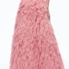 Alice and Olivia KAL RUFFLE GOWN SKIRT ROSE*CLOTHING