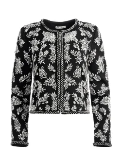 Alice and Olivia KIDMAN EMBELLISHED JACKET BLACK*CLOTHING