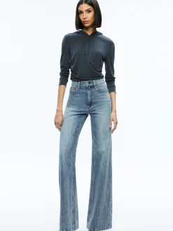 Alice and Olivia KIRK WRAP FRONT HOODIE *FEATURED SHOPS | CLOTHING