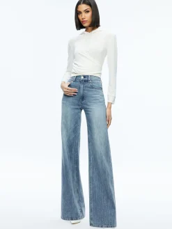 Alice and Olivia KIRK WRAP FRONT HOODIE *FEATURED SHOPS | CLOTHING