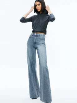 Alice and Olivia KIRK WRAP FRONT HOODIE *FEATURED SHOPS | CLOTHING