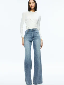 Alice and Olivia KIRK WRAP FRONT HOODIE *FEATURED SHOPS | CLOTHING