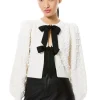 Alice and Olivia KITTY PUFF SLEEVE CARDIGAN *CLOTHING