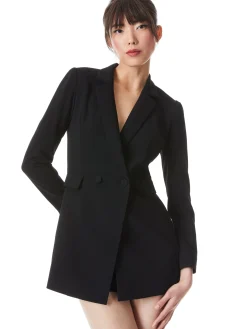 Alice and Olivia KYRIE TUXEDO SKORT ROMPER BLACK*FEATURED SHOPS | FEATURED SHOPS | CLOTHING