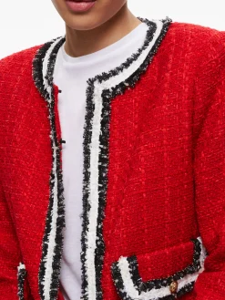 Alice and Olivia LANDON TWEED CROPPED JACKET + RUBI TWEED MINI SKIRT *CLOTHING