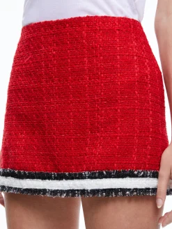 Alice and Olivia LANDON TWEED CROPPED JACKET + RUBI TWEED MINI SKIRT *CLOTHING