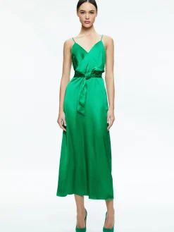 Alice and Olivia LANELLE MAXI CAPE DRESS LIGHT EMERALD*FEATURED SHOPS | DRESSES | DRESSES | CLOTHING
