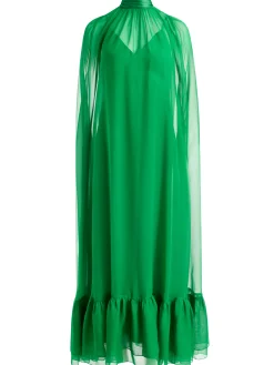 Alice and Olivia LANELLE MAXI CAPE DRESS LIGHT EMERALD*FEATURED SHOPS | DRESSES | DRESSES | CLOTHING