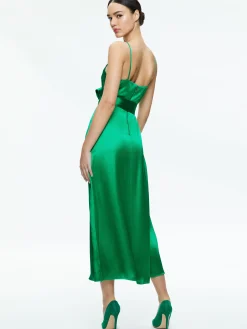 Alice and Olivia LANELLE MAXI CAPE DRESS LIGHT EMERALD*FEATURED SHOPS | DRESSES | DRESSES | CLOTHING