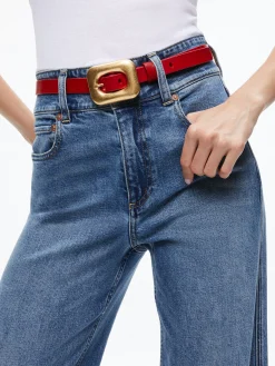 Alice and Olivia LETTY BUCKLE BELT *CLOTHING