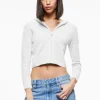 Alice and Olivia LIDELL CROPPED ZIP UP HOODIE *CLOTHING | CLOTHING
