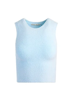 Alice and Olivia LIDELL CROPPED ZIP UP HOODIE + AMITY SLEEVELESS CROPPED TANK *CLOTHING
