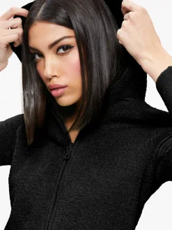 Alice and Olivia LIDELL CROPPED ZIP UP HOODIE *CLOTHING | CLOTHING