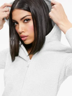 Alice and Olivia LIDELL CROPPED ZIP UP HOODIE *CLOTHING | CLOTHING