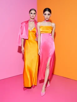 Alice and Olivia LILITA MAXI DRESS TANGERINE/CANDY*DRESSES | DRESSES | CLOTHING