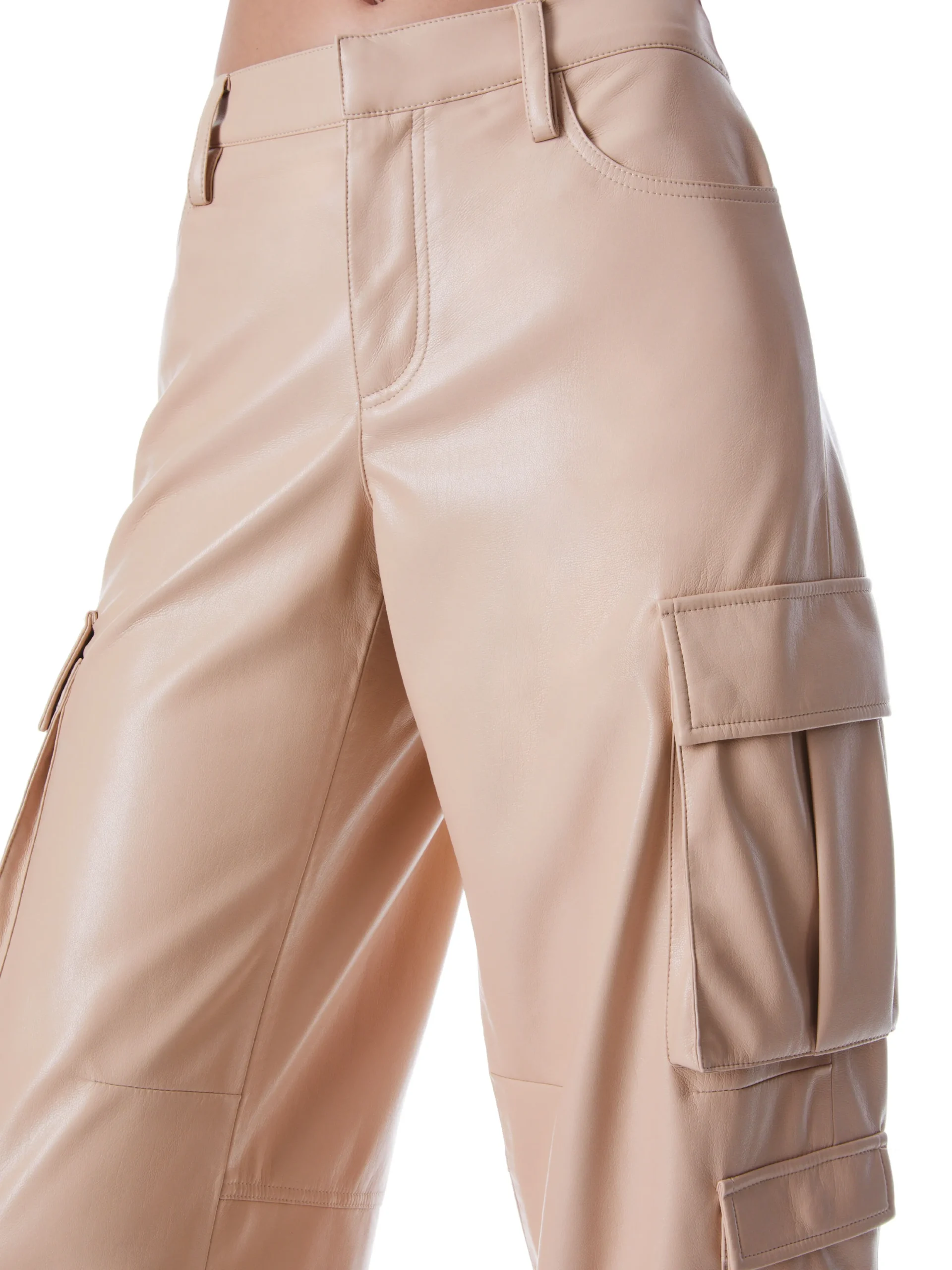 Alice and Olivia LUIS VEGAN LEATHER CARGO PANT *FEATURED SHOPS | FEATURED SHOPS | CLOTHING