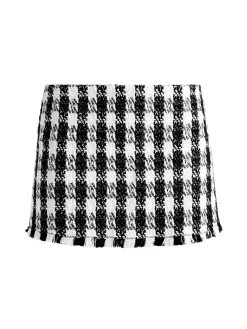 Alice and Olivia MACE TWEED MINI SKORT BLACK/WHITE*FEATURED SHOPS | CLOTHING | CLOTHING