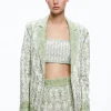 Alice and Olivia MACEY NOTCH COLLAR FITTED BLAZER REPUBLIC GEO*CLOTHING | CLOTHING