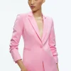 Alice and Olivia MACEY NOTCH COLLAR FITTED BLAZER CHERRY BLOSSOM*FEATURED SHOPS | CLOTHING