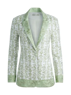 Alice and Olivia MACEY NOTCH COLLAR FITTED BLAZER REPUBLIC GEO*CLOTHING | CLOTHING