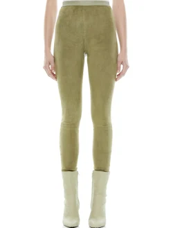 Alice and Olivia MADDOX SUEDE COMBO LEGGING *FEATURED SHOPS | CLOTHING