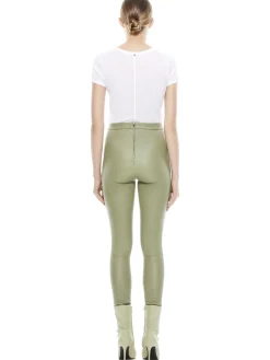 Alice and Olivia MADDOX SUEDE COMBO LEGGING *FEATURED SHOPS | CLOTHING