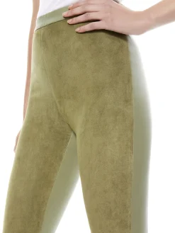 Alice and Olivia MADDOX SUEDE COMBO LEGGING *FEATURED SHOPS | CLOTHING