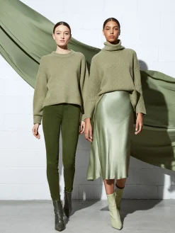 Alice and Olivia MADDOX SUEDE COMBO LEGGING *FEATURED SHOPS | CLOTHING