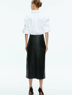 Alice and Olivia MAEVE VEGAN LEATHER MIDI SKIRT *FEATURED SHOPS | FEATURED SHOPS | FEATURED SHOPS | CLOTHING