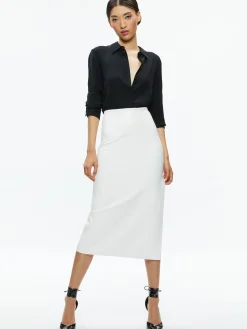 Alice and Olivia MAEVE VEGAN LEATHER MIDI SKIRT *FEATURED SHOPS | FEATURED SHOPS | FEATURED SHOPS | FEATURED SHOPS | CLOTHING