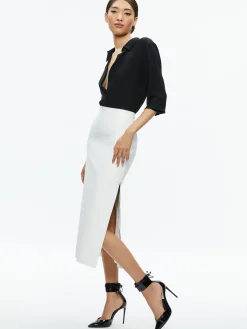 Alice and Olivia MAEVE VEGAN LEATHER MIDI SKIRT *FEATURED SHOPS | FEATURED SHOPS | FEATURED SHOPS | FEATURED SHOPS | CLOTHING