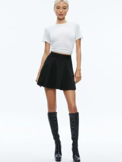 Alice and Olivia MALKA A-LINE FULL MINI SKIRT BLACK*FEATURED SHOPS | FEATURED SHOPS | FEATURED SHOPS | CLOTHING