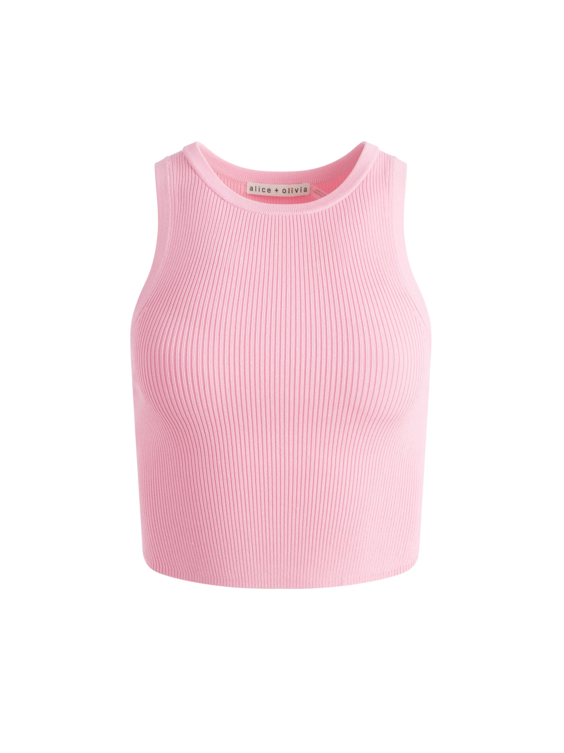 Alice and Olivia MARIN CURVED HEM TANK CHERRY BLOSSOM*FEATURED SHOPS | CLOTHING