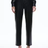 Alice and Olivia MING VEGAN LEATHER ANKLE PANT BLACK*FEATURED SHOPS | FEATURED SHOPS | FEATURED SHOPS | CLOTHING