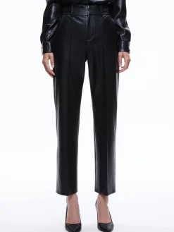 Alice and Olivia MING VEGAN LEATHER ANKLE PANT BLACK*FEATURED SHOPS | FEATURED SHOPS | FEATURED SHOPS | CLOTHING