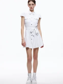 Alice and Olivia MIRANDA MINI DENIM DRESS *FEATURED SHOPS | DRESSES | CLOTHING