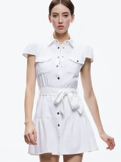 Alice and Olivia MIRANDA MINI DENIM DRESS *FEATURED SHOPS | DRESSES | CLOTHING